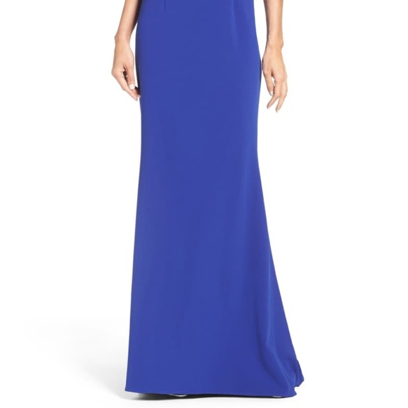 Adrianna Papell Off The Shoulder Gown - Picture 4 of 5